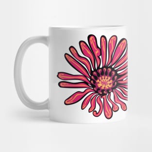 Pink Aster Flower Indigenous WAWEZHI CANADA Mug